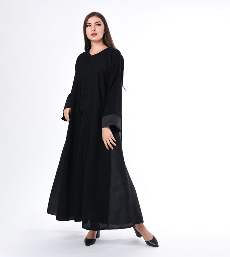 Panaled A Line Abaya