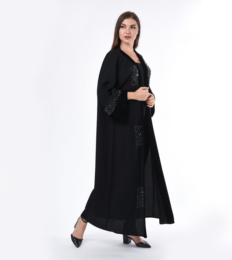 مويستريت  عباية - أسود Abayas
