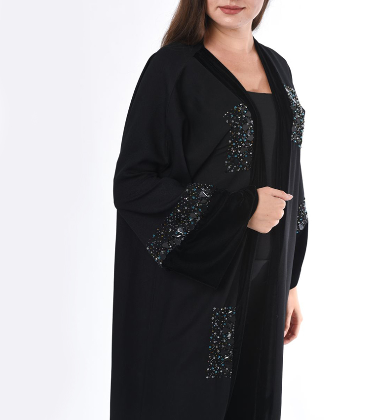 مويستريت  عباية - أسود Abayas