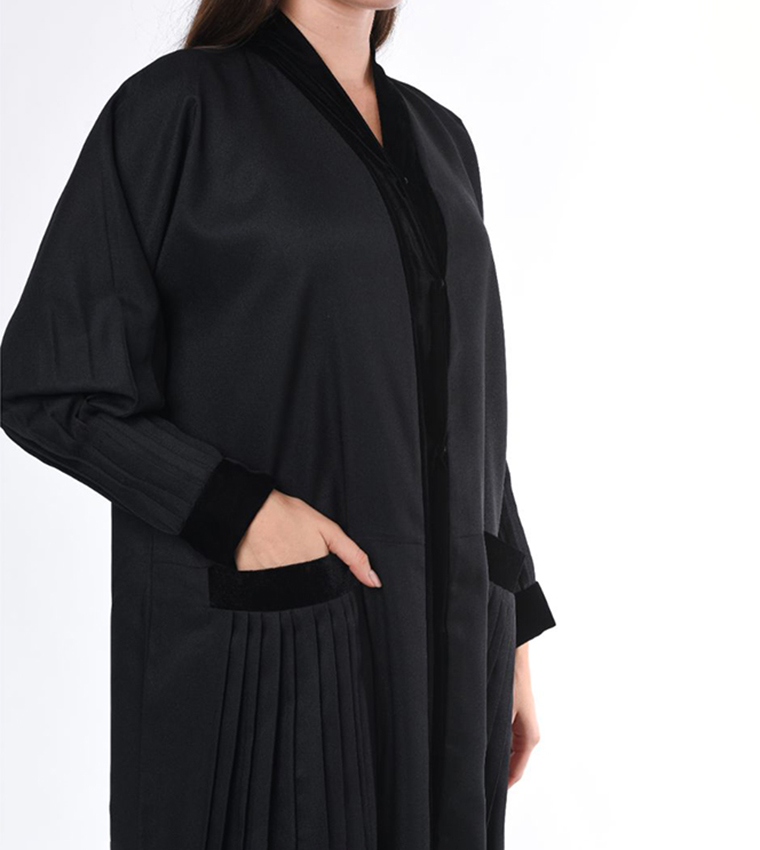 Pleated Casual Abaya