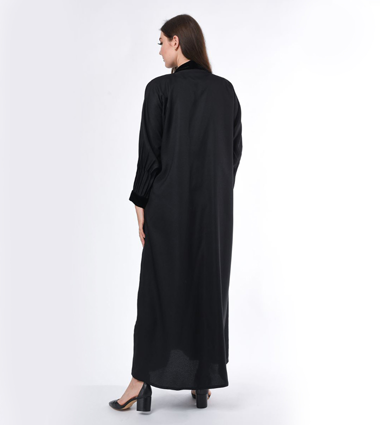 Pleated Casual Abaya