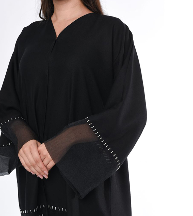 مويستريت  عباية - أسود Abayas