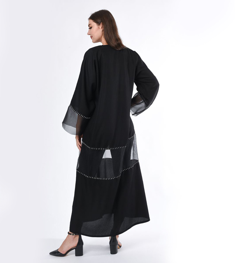 مويستريت  عباية - أسود Abayas