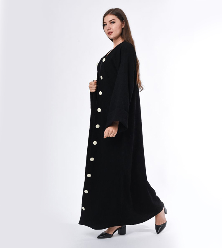 مويستريت  عباية - أسود Abayas