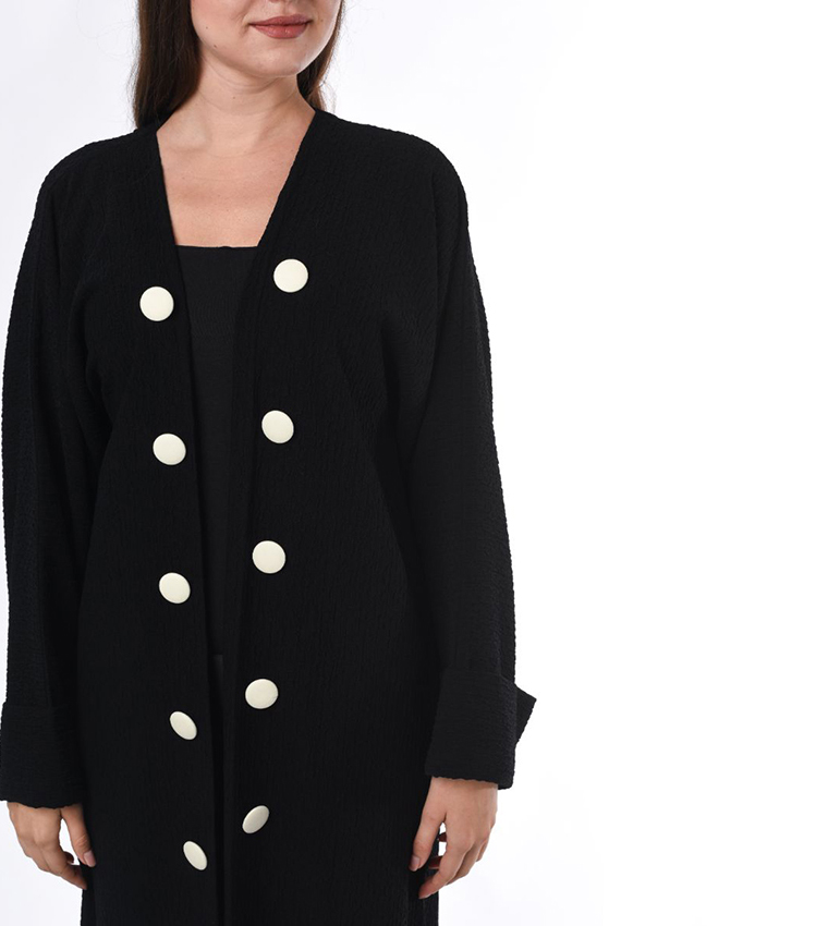مويستريت  عباية - أسود Abayas