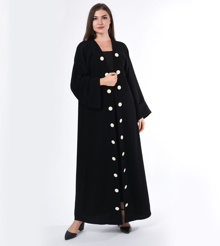 مويستريت  عباية - أسود Abayas