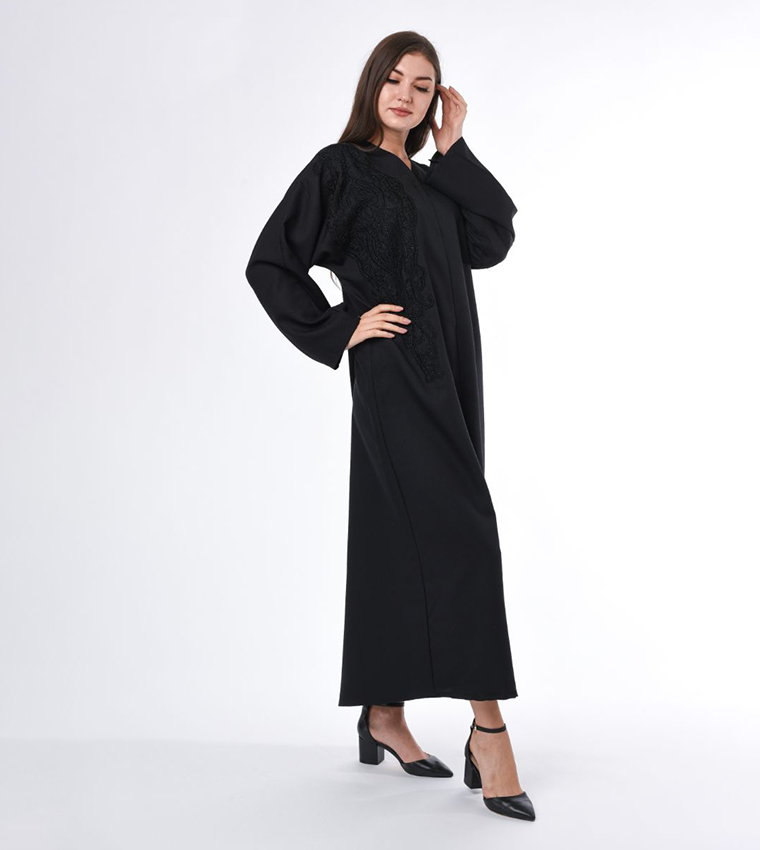 مويستريت  عباية - أسود Abayas