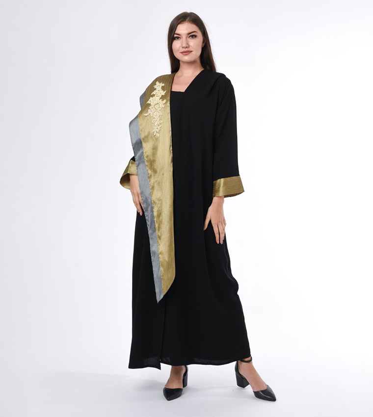 مويستريت  عباية - أسود Abayas