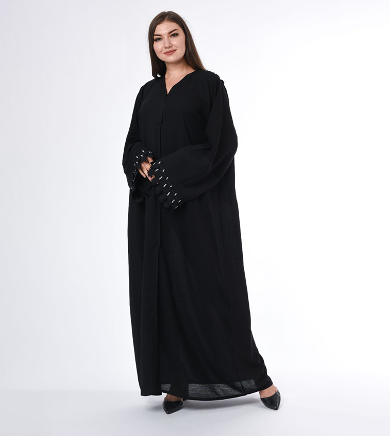 Moistreet  Abayas - Black Abayas