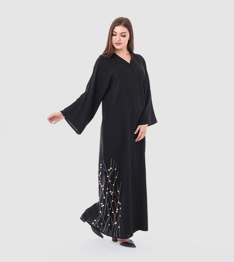 Moistreet  Abayas - Black Abayas