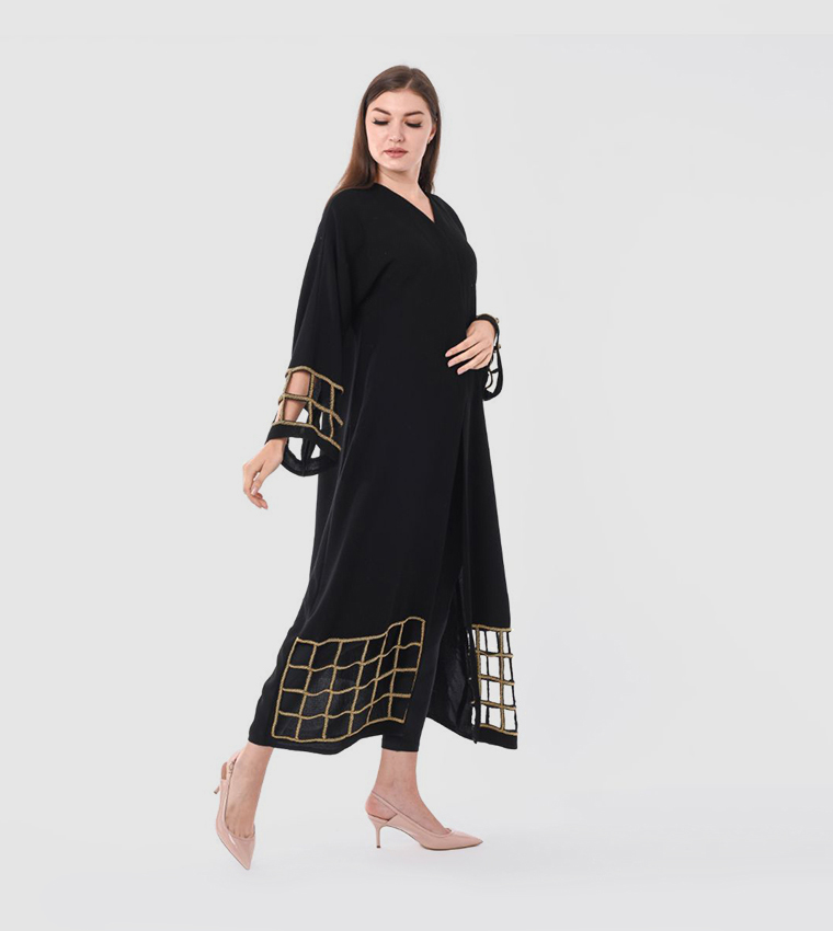 Moistreet  Abayas - Black Abayas
