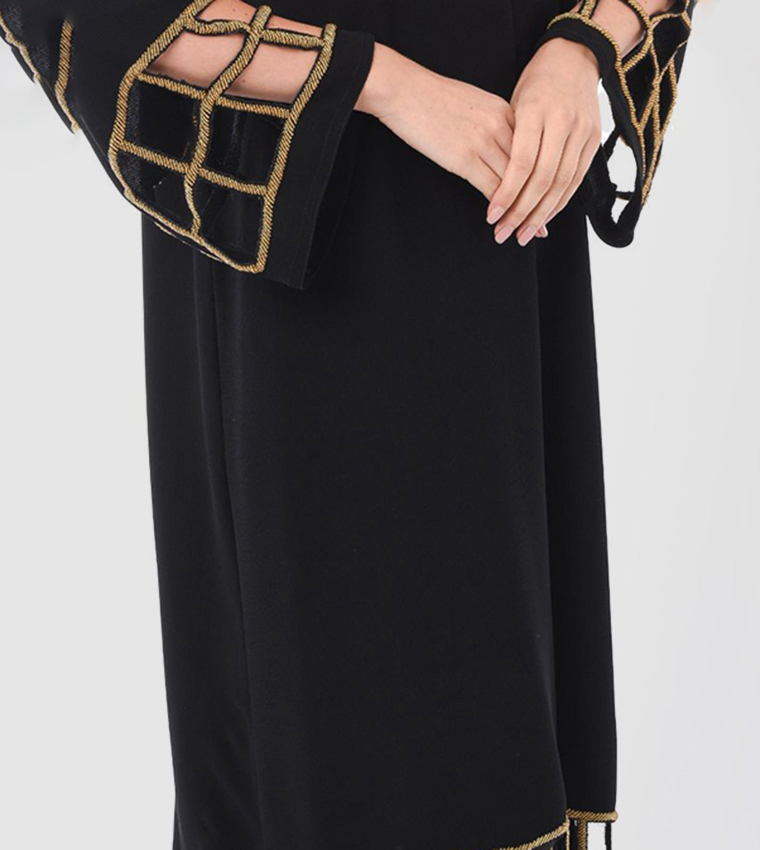 Moistreet  Abayas - Black Abayas