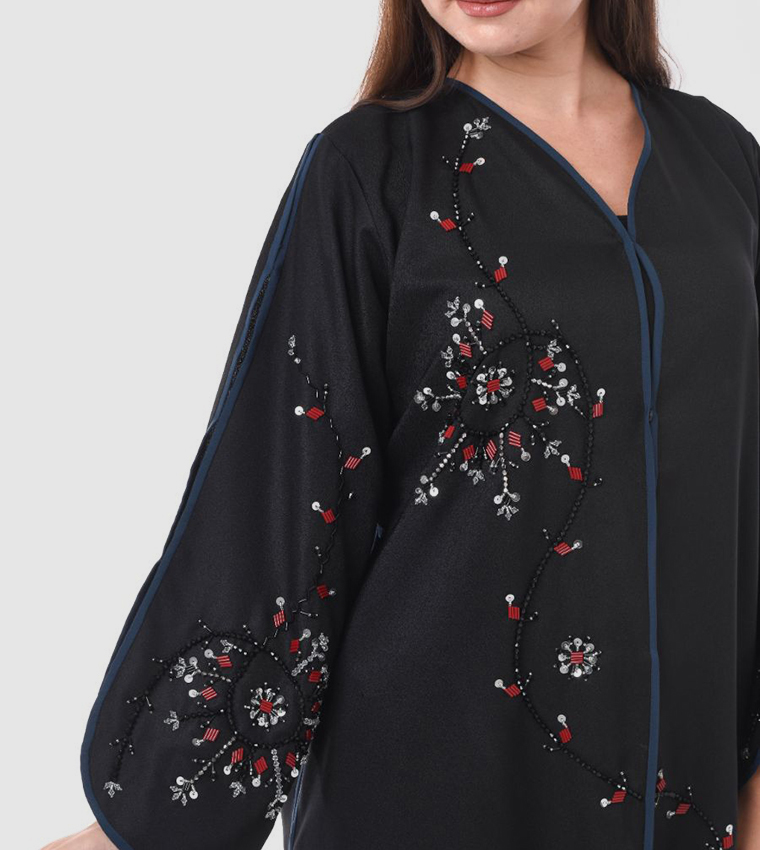 مويستريت  عباية - أسود Abayas