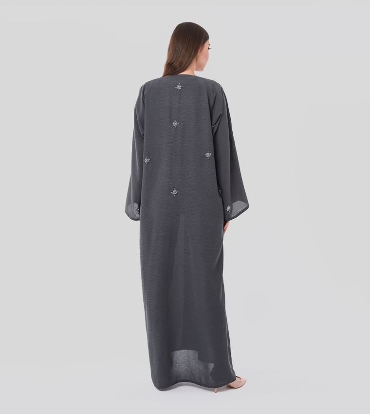 عباية كاجوال مطرزة يدويا