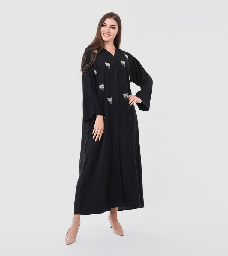 Moistreet  Abayas - Black Abayas
