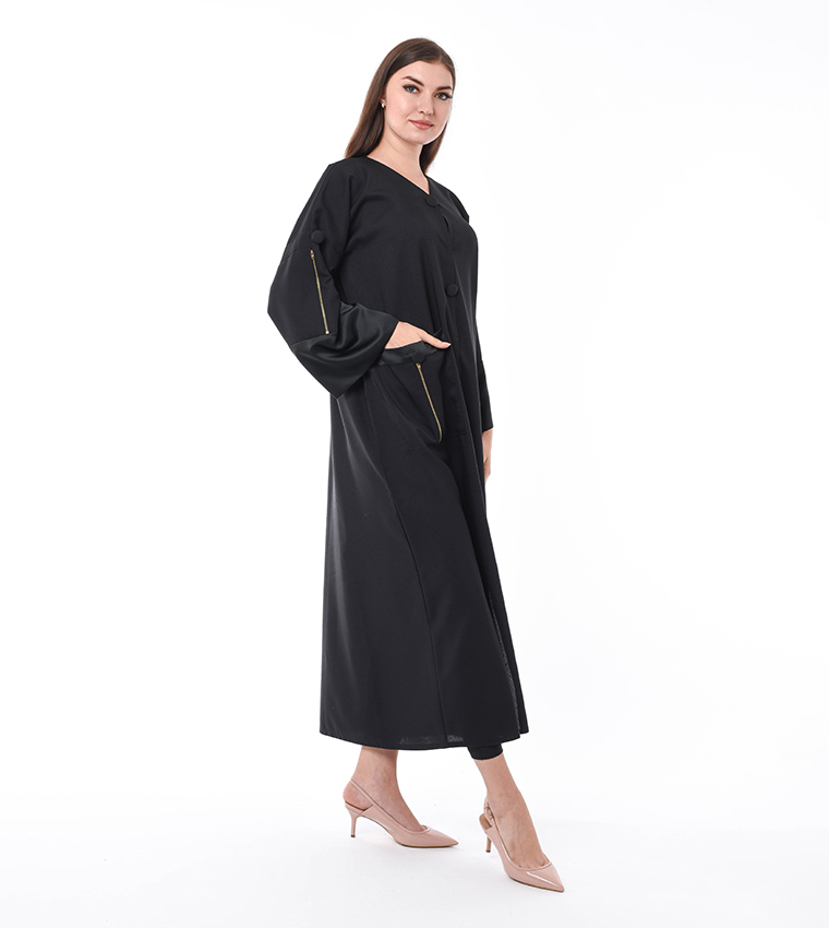 Moistreet  Abayas - Black Abayas