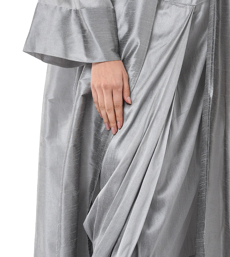 Moistreet  Abayas - Grey Abayas
