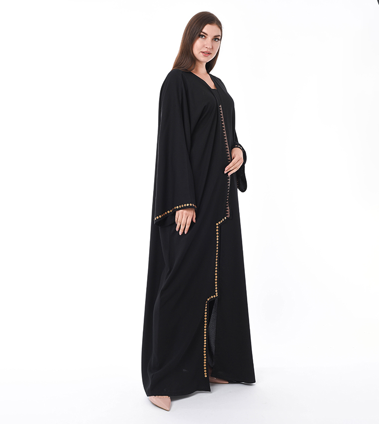 مويستريت  عباية - أسود Abayas
