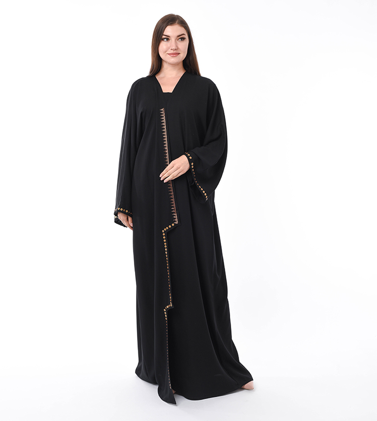 مويستريت  عباية - أسود Abayas