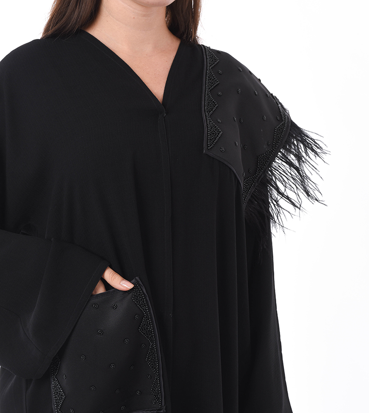 مويستريت  عباية - أسود Abayas
