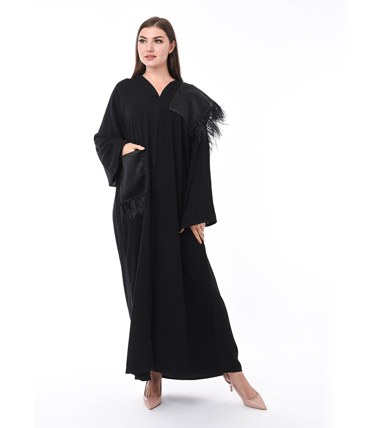 مويستريت  عباية - أسود Abayas