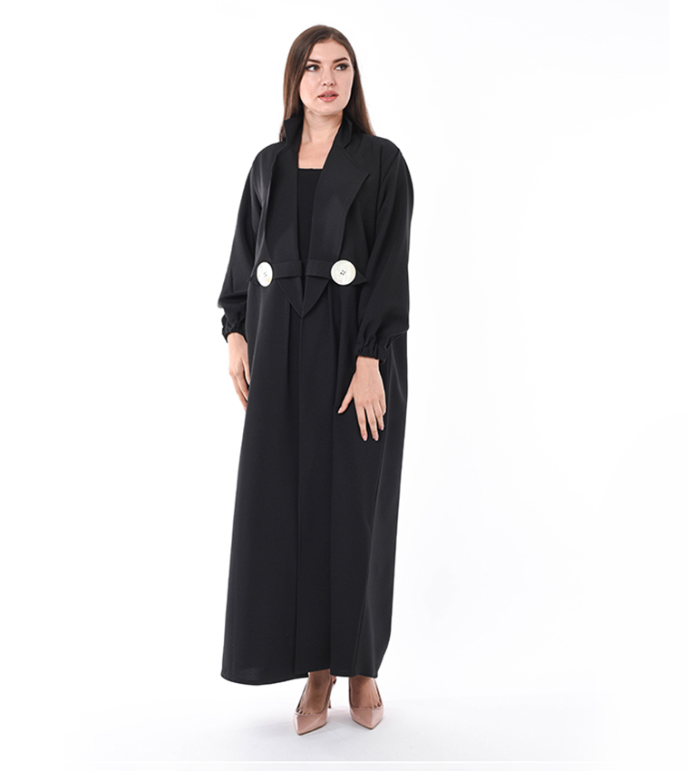 Moistreet  Abayas - Black Abayas