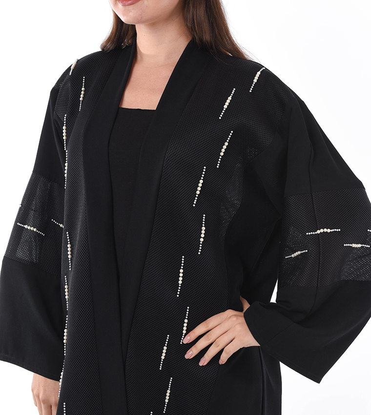 مويستريت  عباية - أسود Abayas