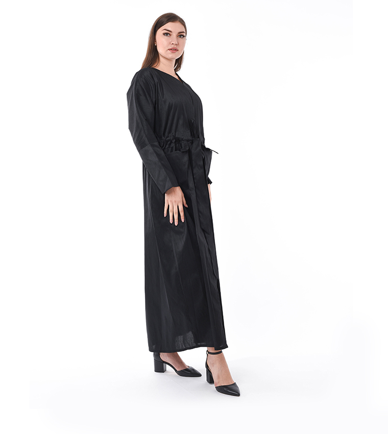 Drawstring Pocketed Casual Abaya