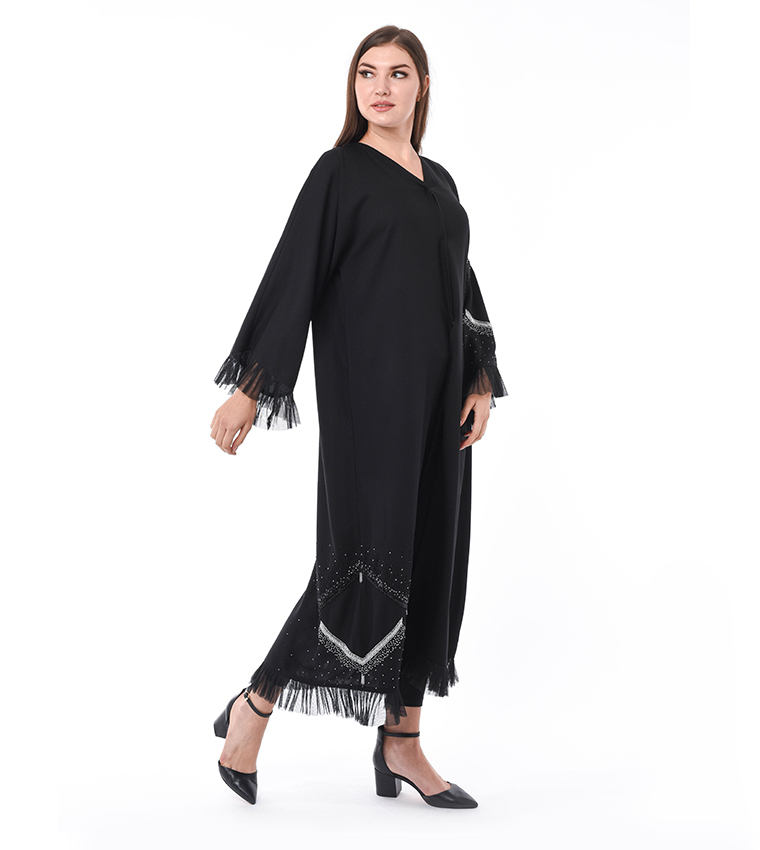 Hand Embroidered Occasional Abaya