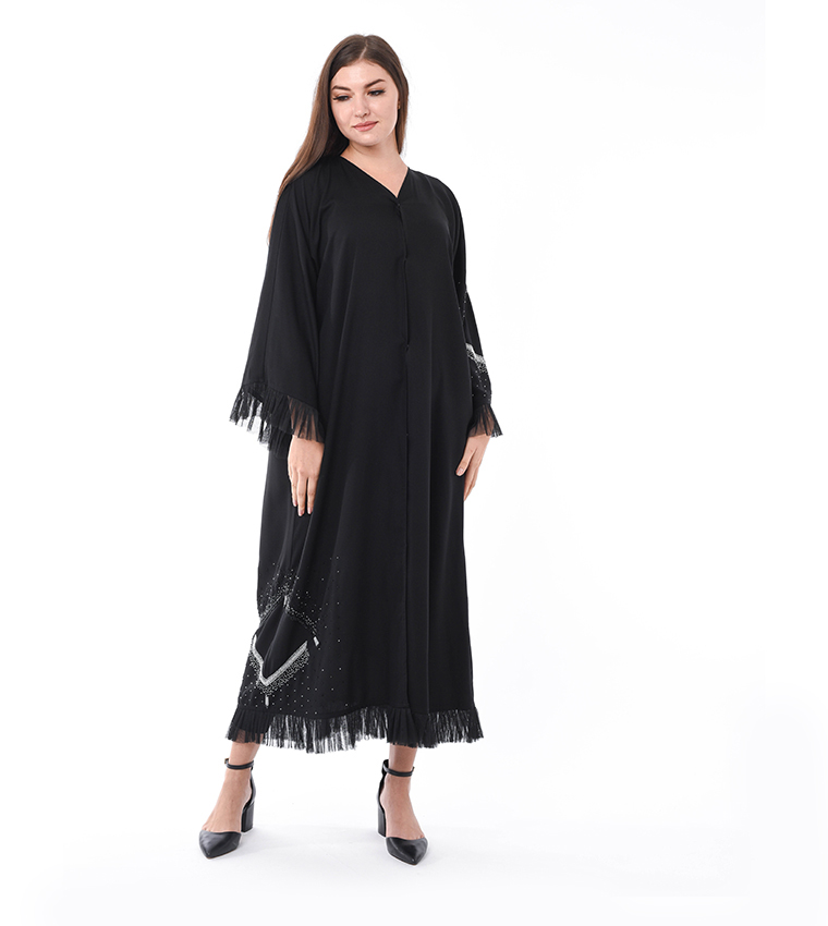 Hand Embroidered Occasional Abaya