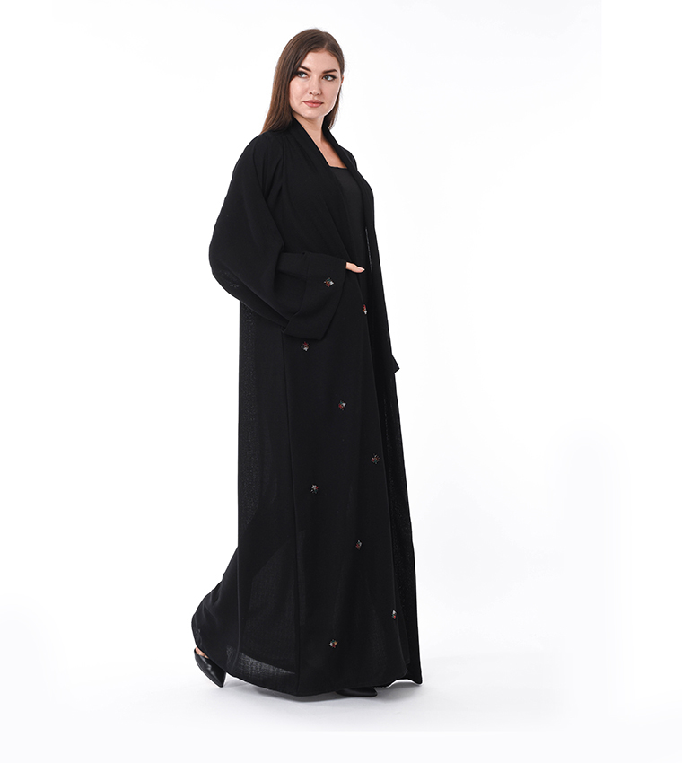 مويستريت  عباية - أسود Abayas
