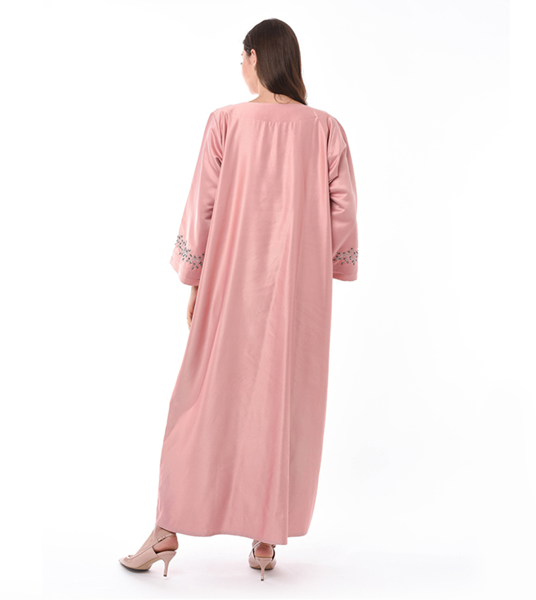 Moistreet  Jalabiya - Pink Abayas