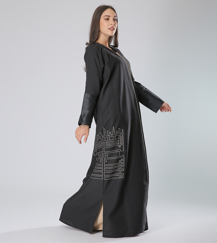 مويستريت  عباية - أسود Abayas