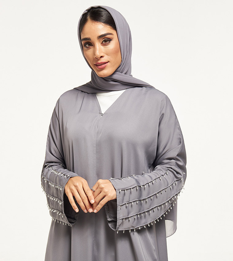 Embellished Abaya with Sheila