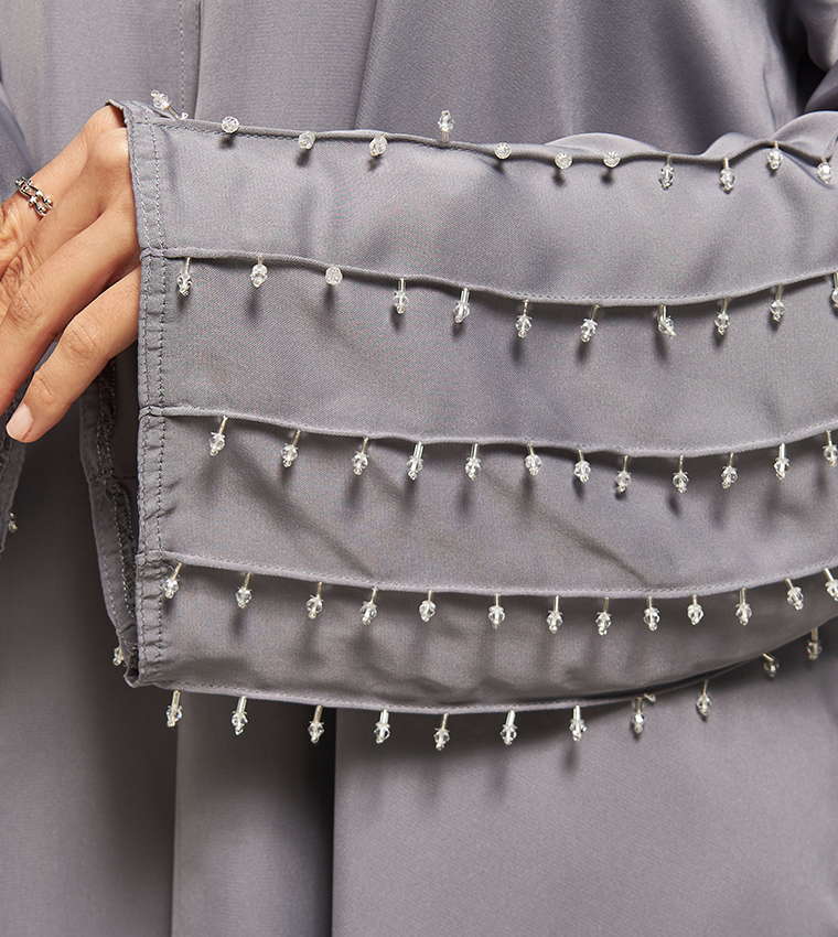 Embellished Abaya with Sheila