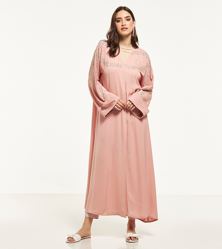 Embellished Abaya with Sheila