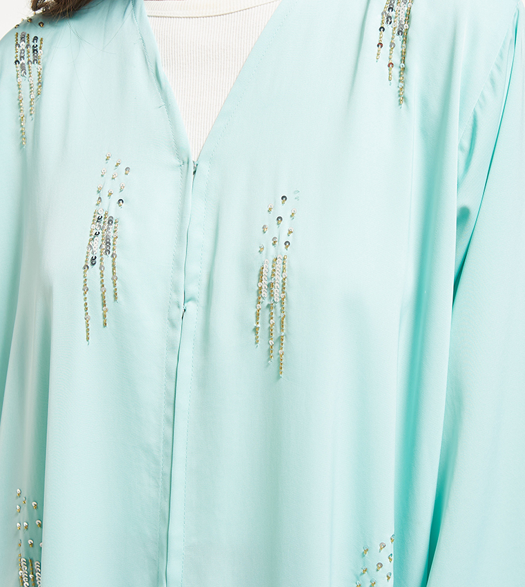 Embellished Abaya with Sheila