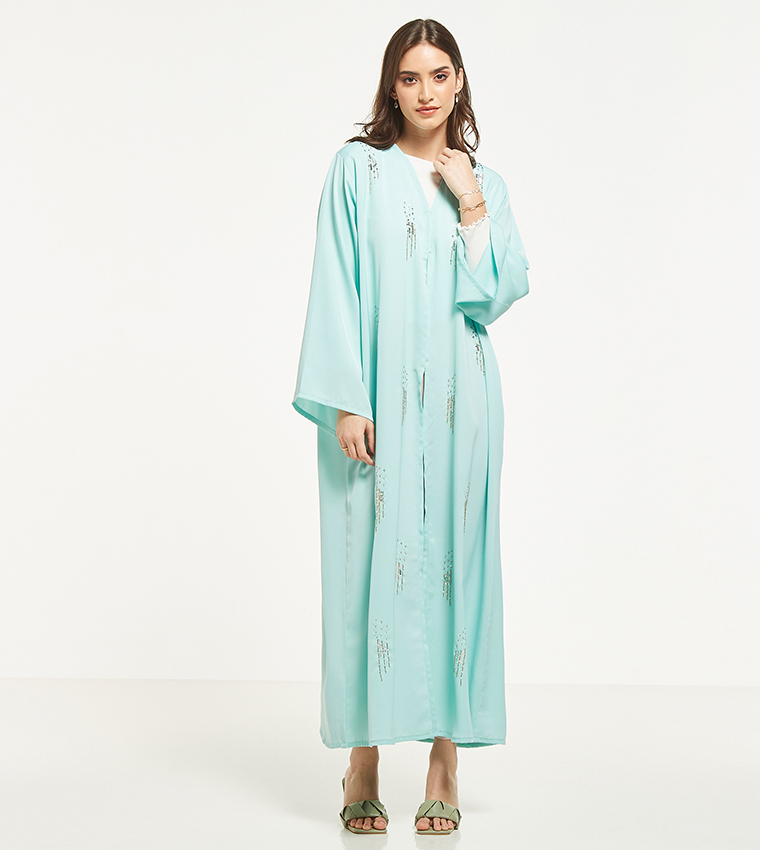 Embellished Abaya with Sheila