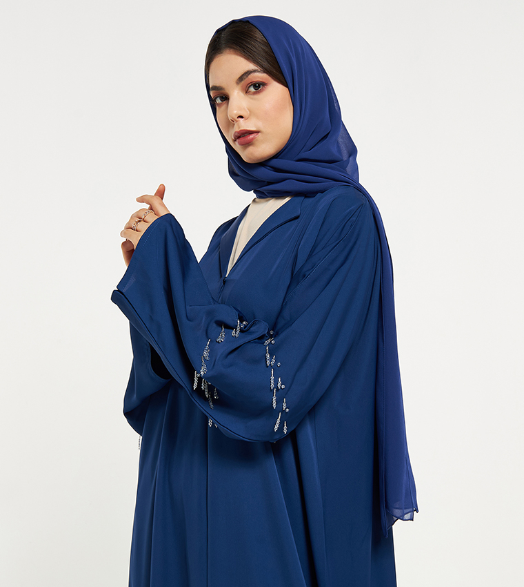 مويستريت  عباية - أزرق Abayas