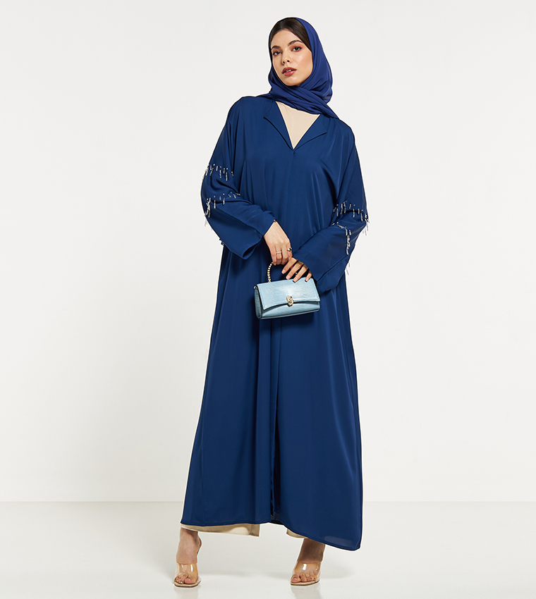 مويستريت  عباية - أزرق Abayas