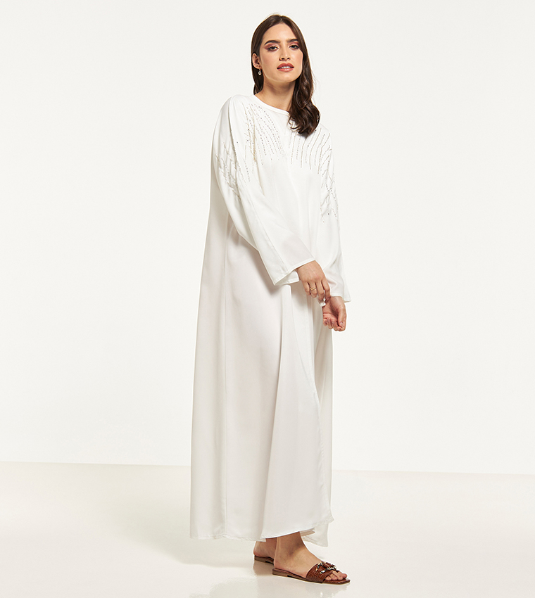 Embellished Abaya with Sheila