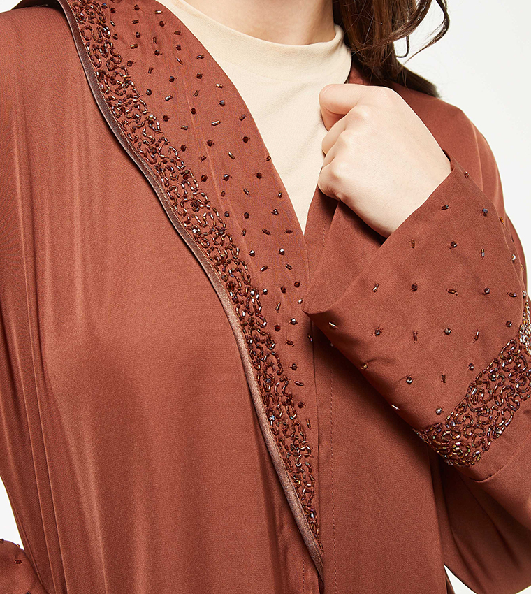 Embellished Abaya with Sheila