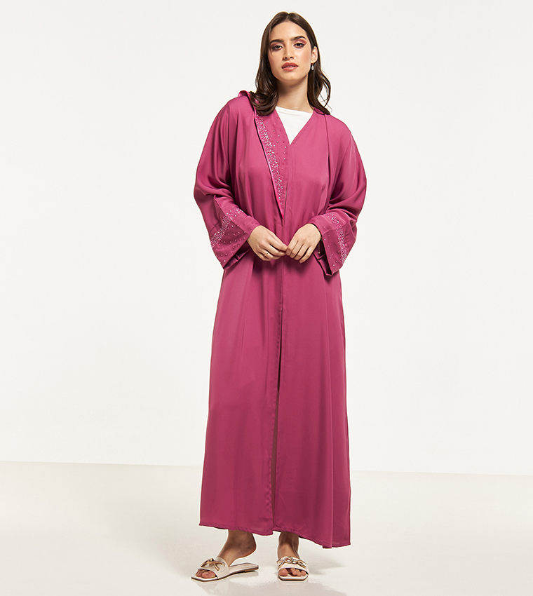 Embellished Abaya with Sheila