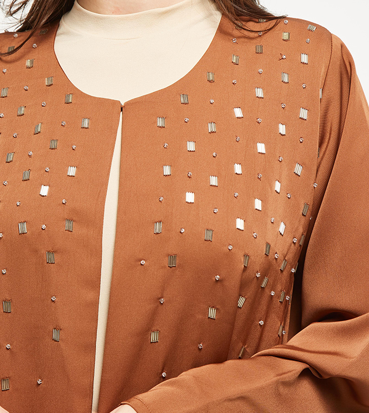 Embellished Abaya with Sheila