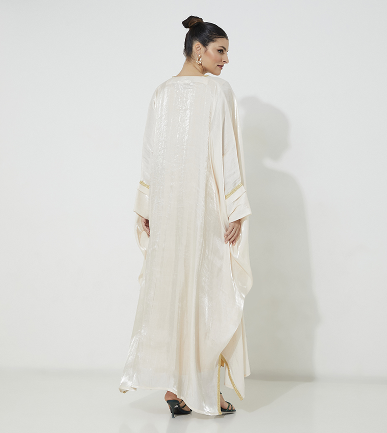 Rotana Shimmer Bisht Abaya Set