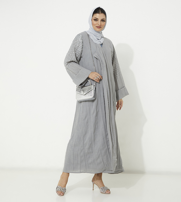 مويستريت  عباية - رمادي Abayas