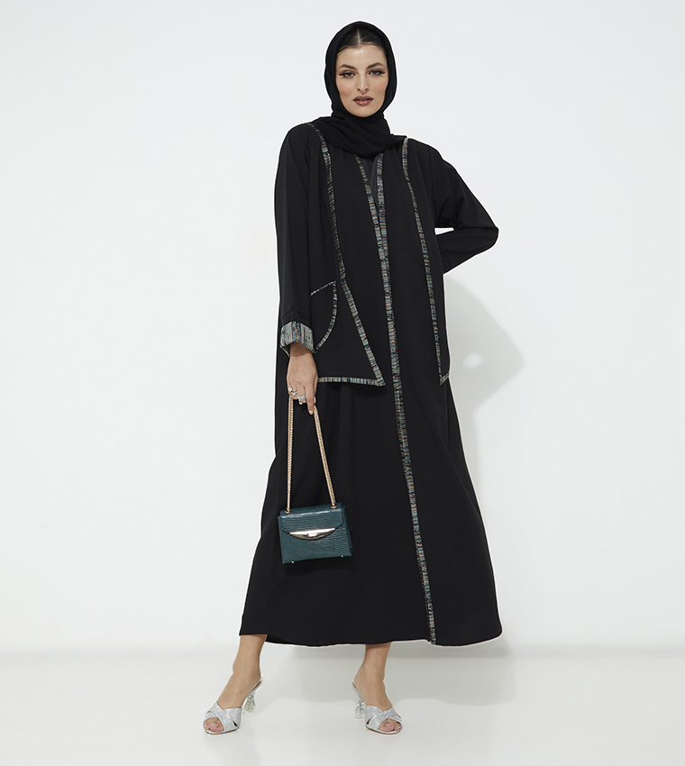 Moistreet  Abayas - Black Abayas