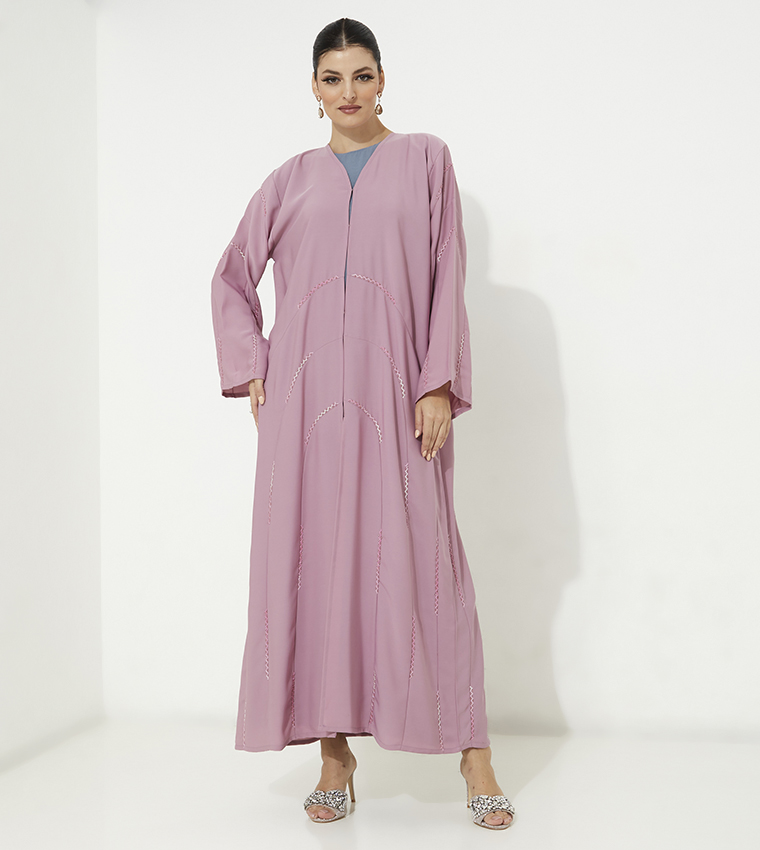 Moistreet  Abayas - Pink Abayas