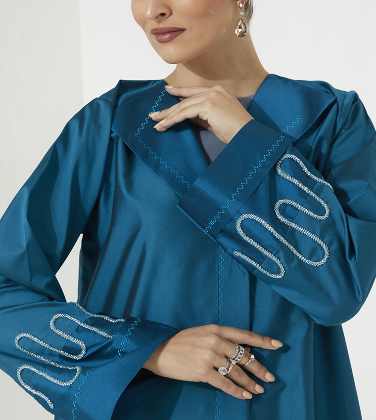 Moistreet  Abayas - Blue Abayas