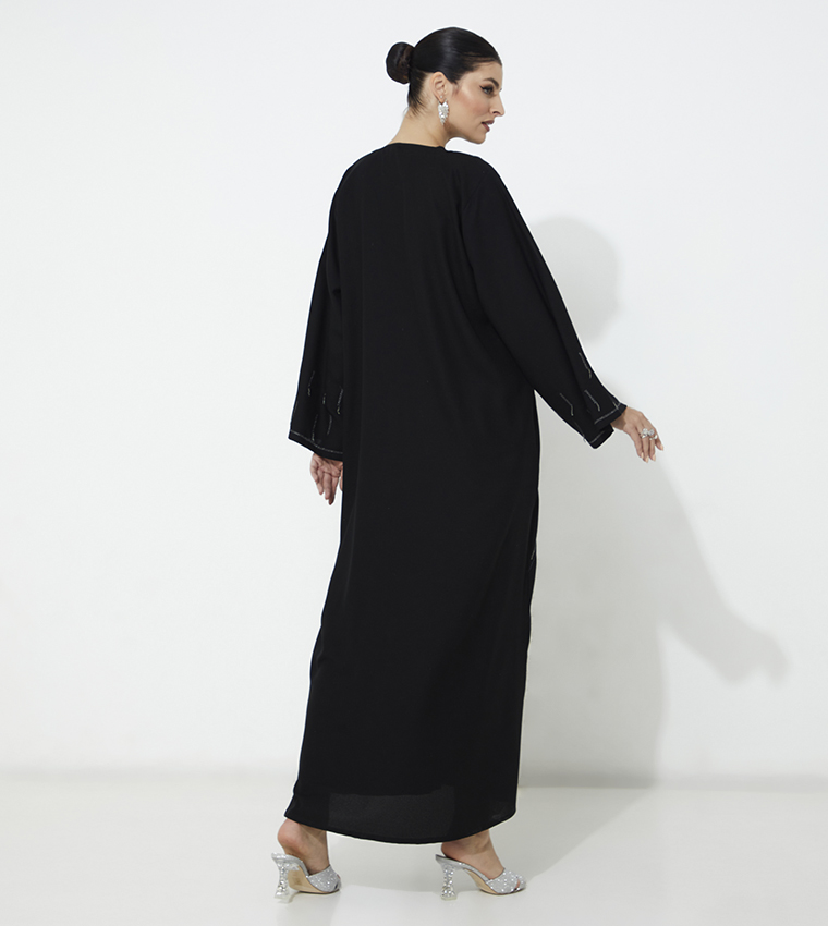 Crepe Abaya with Handwork